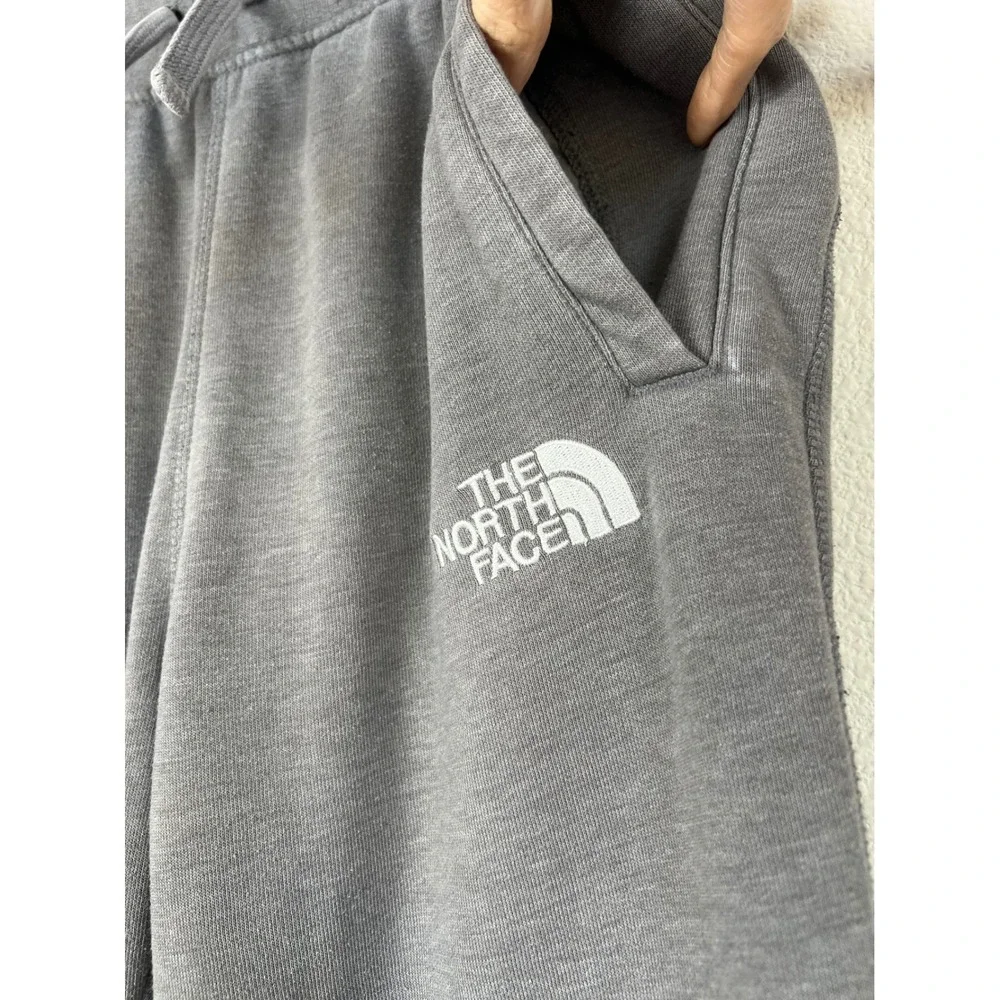 The North Face Mens‎ Small Gray Jogger Sweatpants French Terry Athleisure Pants